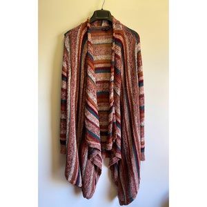 AEO Drapey Multicolored Knit Cardigan XL